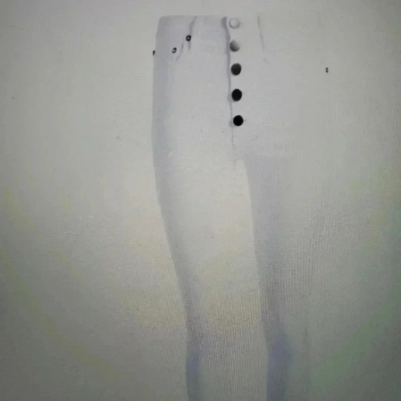 ALICE +OLIVIA WHITE JEANS - Picture 1 of 5